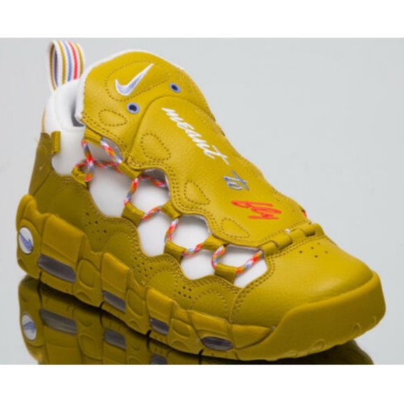 nike air more money yellow